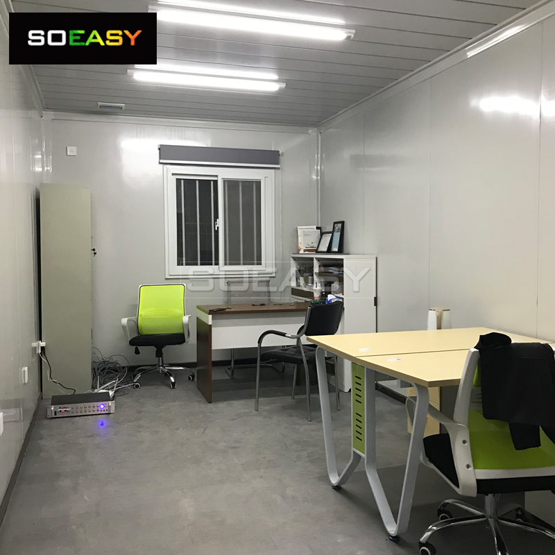 Casa Modular de Trabalho em Pacote Plano de Alta Qualidade, Hotel Container Prefabricado Portátil