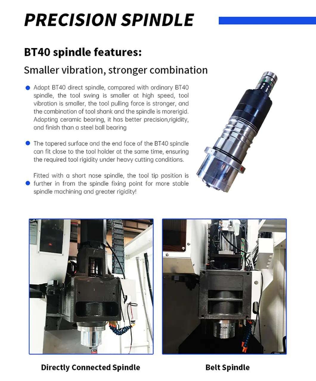 Centro de Usinagem Vertical CNC de Alta Precisão para Metalurgia