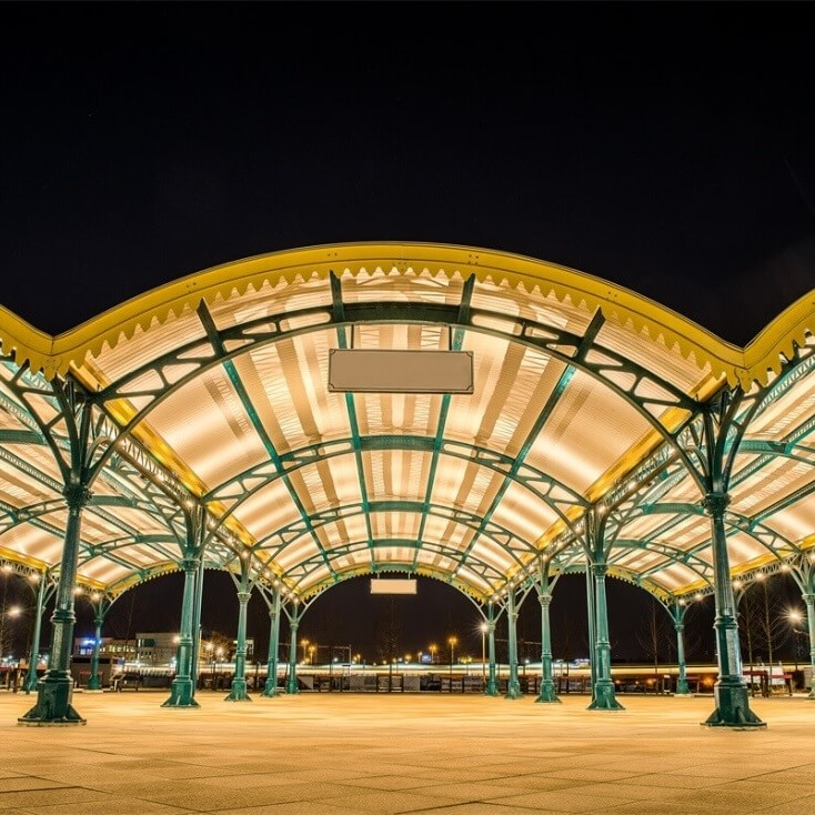 Construção de Estrutura de Aço Prefabricada Comercial Edifício de Aço Portátil Prefabricado