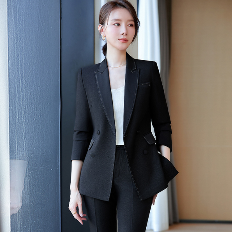 Customized Women's High Quality Formal Business Suit Casual Suit+trousers Women's Office Two-piece Set