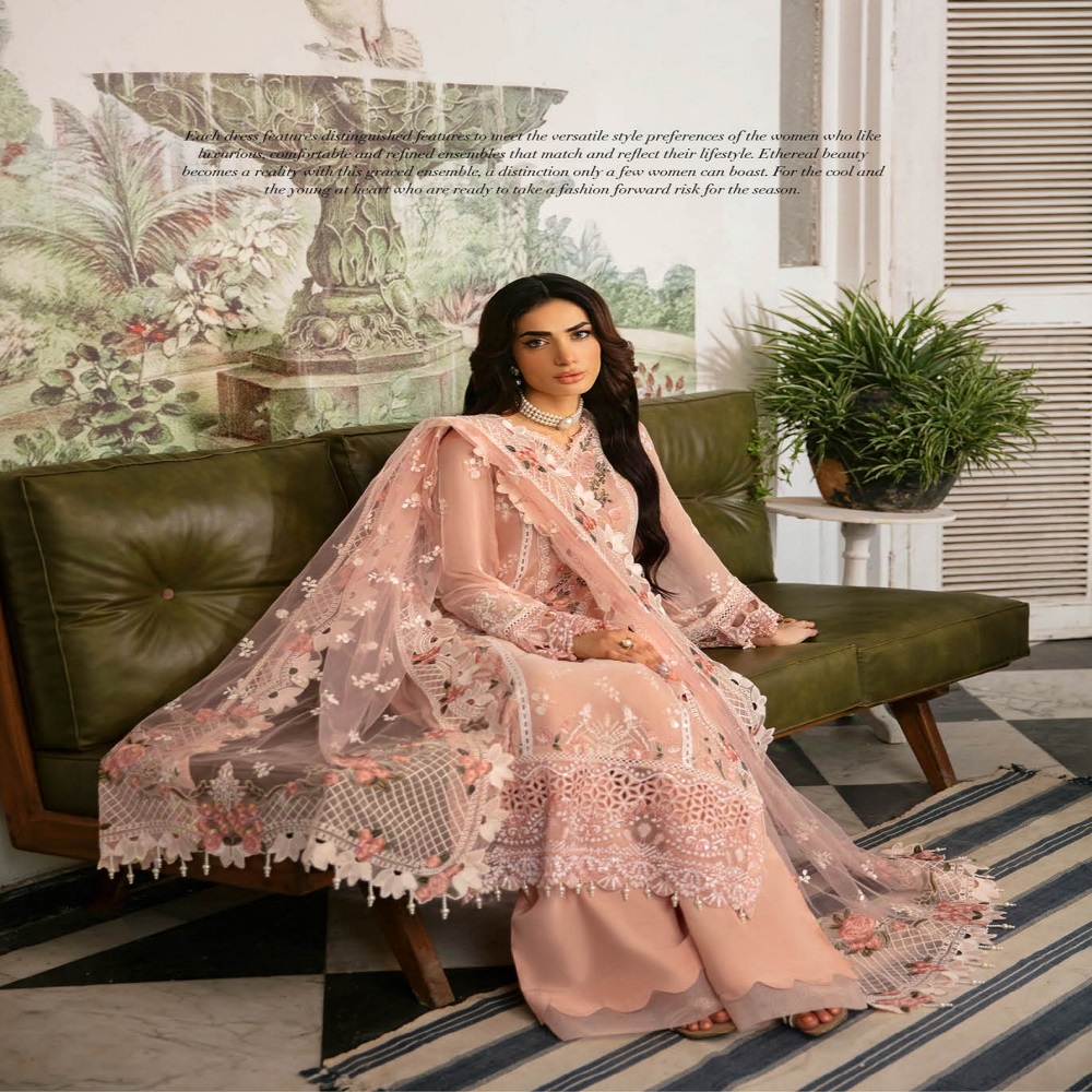 Formal Designer Party Wears for Women Luxury Salwar Kameez Original Pakistani Branded Chiffon Floor-Length High-quality Ramsha
