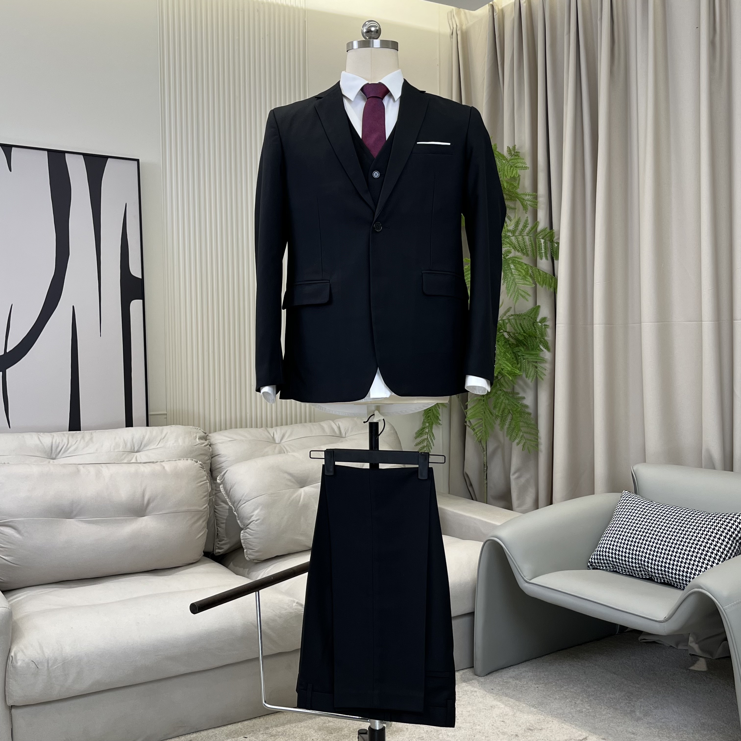 2025 Trend Male Formal Wear Suit Blazer Trousers Combo Chinese Manufacturer New Inventory