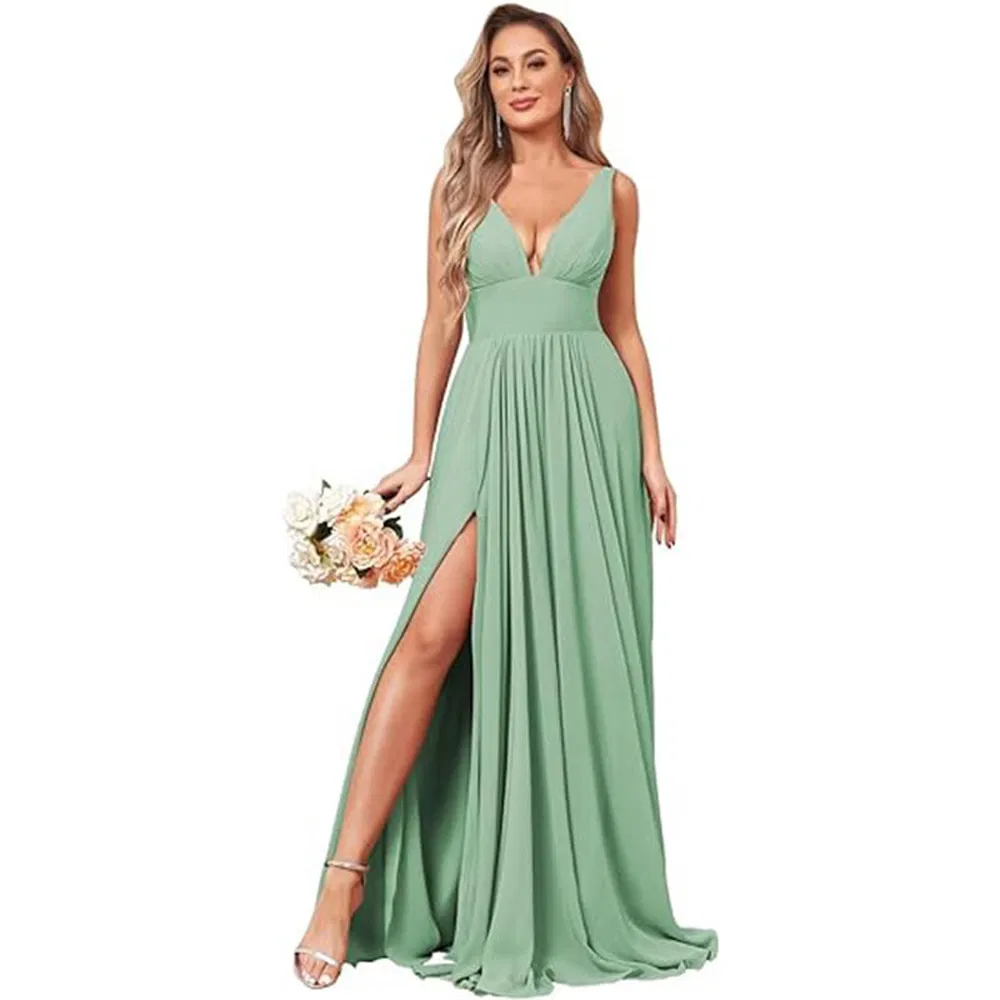 Premium Quality Loose Fit Formal Gown Wedding Guest Dress Elegant Party Wear