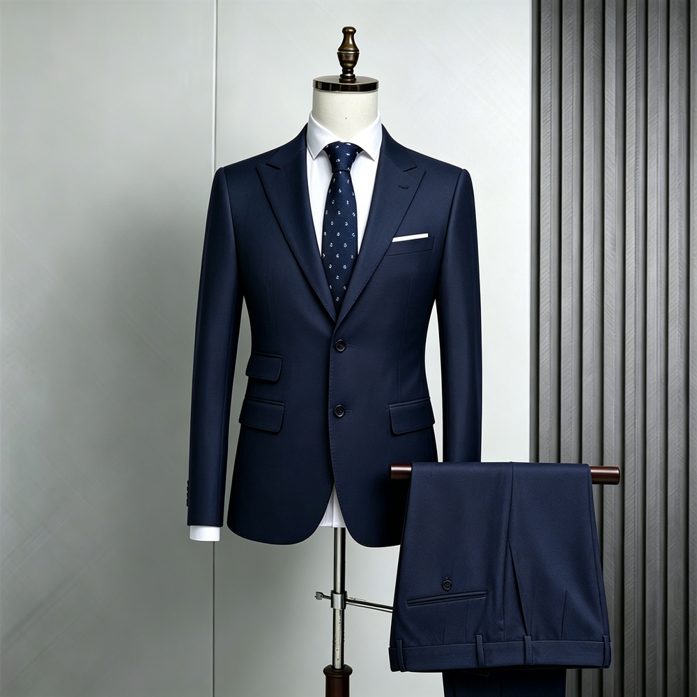 OEM ODM Factory Custom Fashion Solid Color 3 Piece Men Suit Slim Fit Custom Jacket &amp; Pants for Office Business Formal Wear