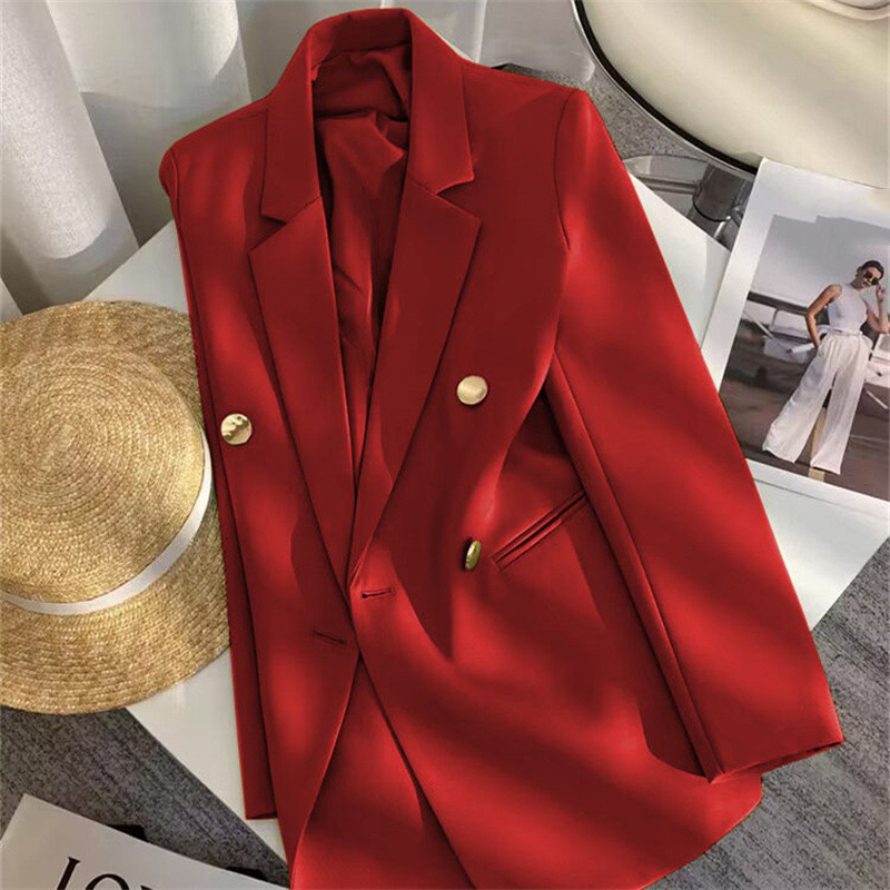YQ Suit Jacket For Women 2026 Spring And Autumn New Style Fashion Korean Style Loose Suit Women's Trend Suit Coat