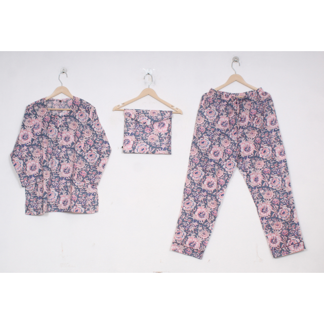 Round Neck PJ Set