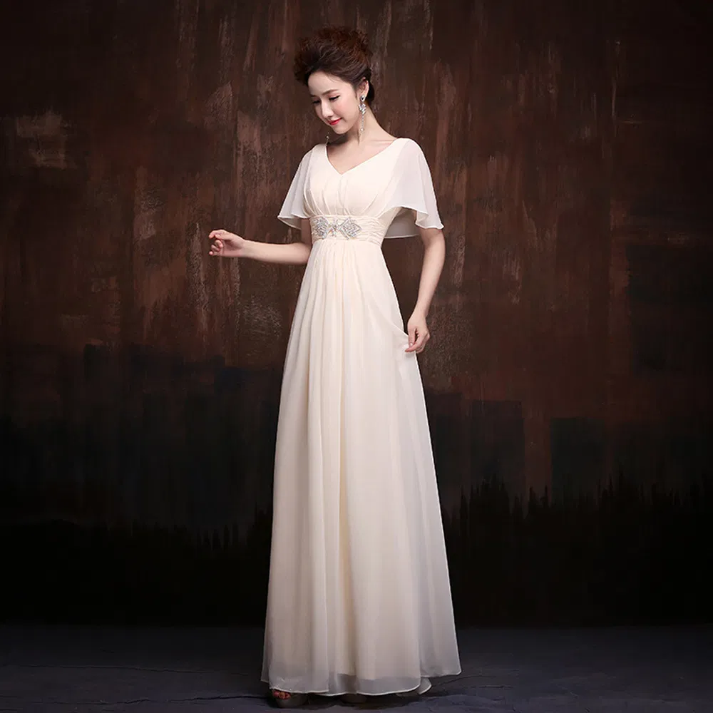 Sexy Long Lace Evening Gown Wedding Guest Dress Slim Banquet Party Dress