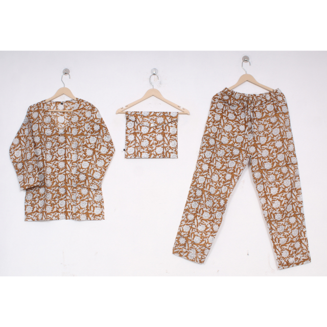 Round Neck PJ Set