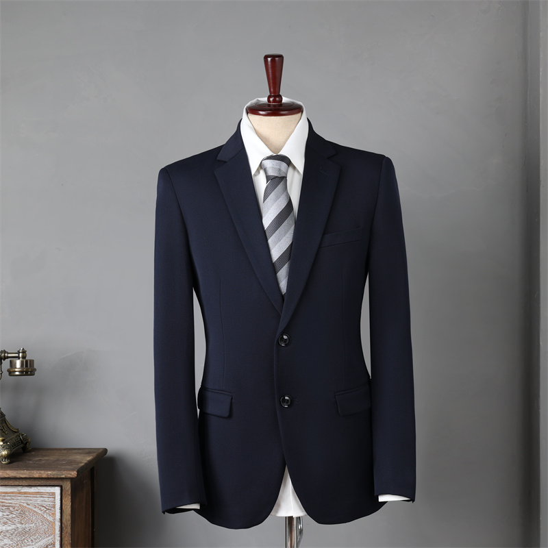 High Quality Customized Single Breasted Italian Style Mens Business Suit 2 Piece Plus Size Formal Wear with Worsted Fabric