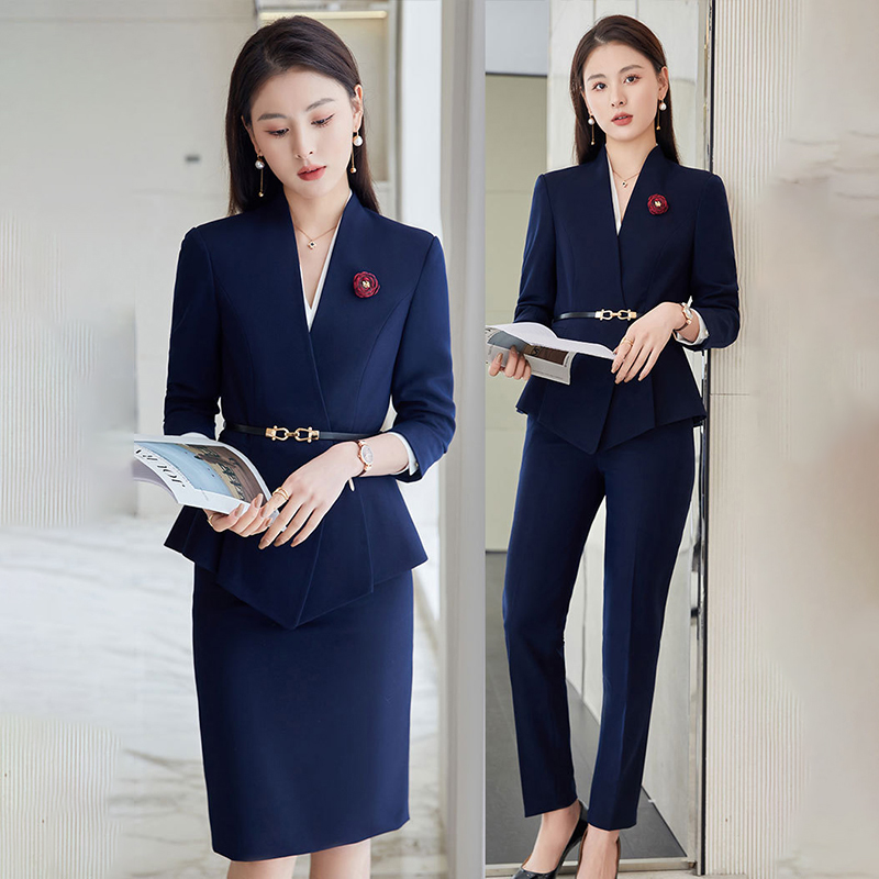 Manufacturer's High-quality Women's Formal Business Office Dress Two-piece Set of Women's Suits and Tuxedos