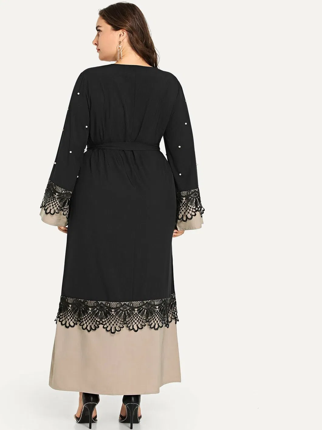 Wholesale Arabic Women Dresses Muslim Clothing Wear Ladies Dress Kaftan Dresses Plus Size Malay Clothing