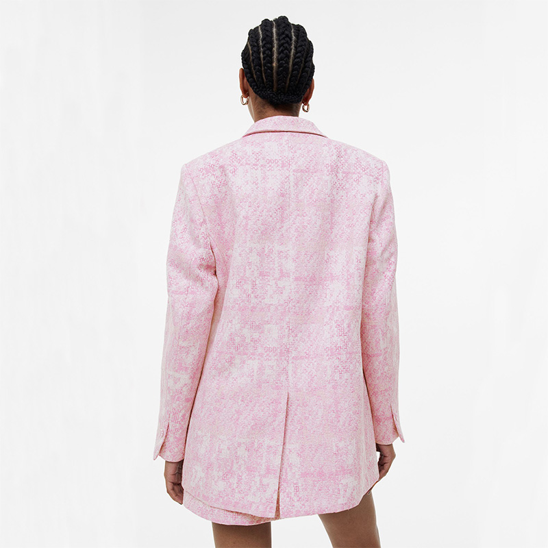 Textured Fabric Suit Detail 3