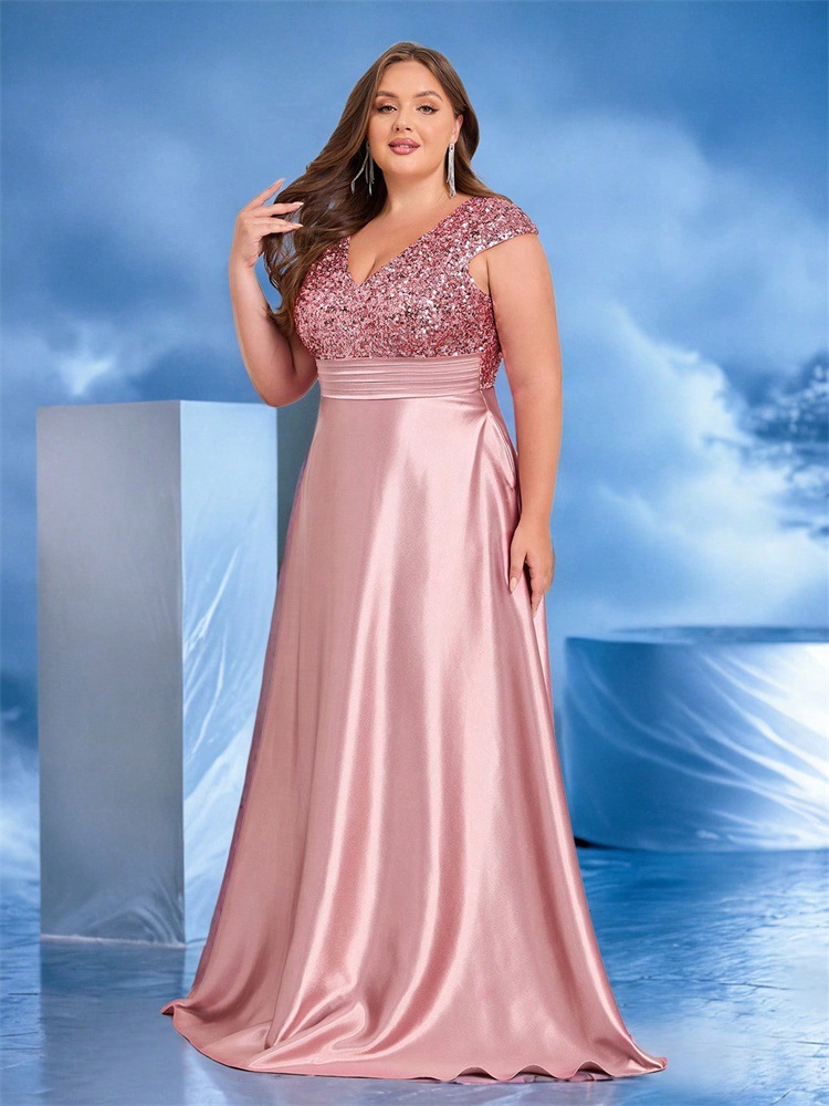 TPY0 Latest Design V-Neck Wedding Dresses for Casual A-Line Formal Gowns Front Summer Evening Bridesmaid Plus Size Women Dress