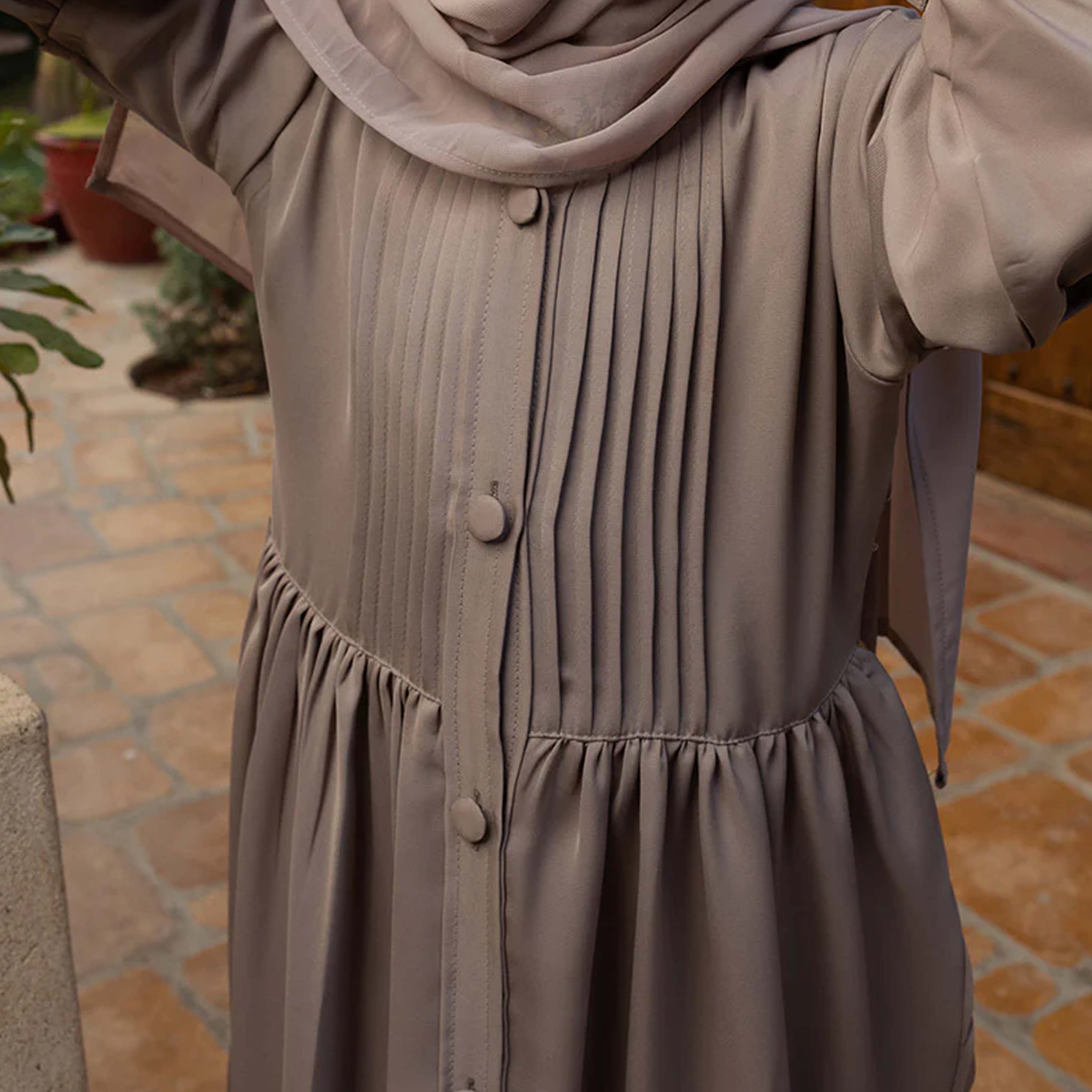 Wholesale Modest Evening Formal Straight Long Sleeve Chiffon Natural Waistline 100% Silk Eco-Friendly Customizable Button