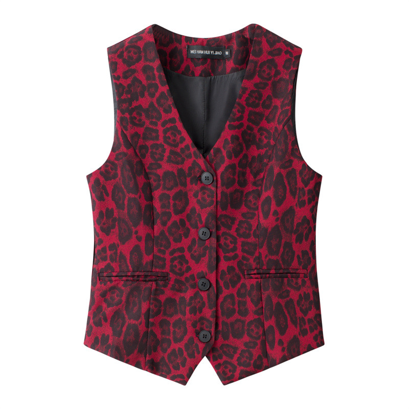 Womens Suit Vest Petite Waistcoat Spring/Summer New Slim-Fit Elegant Outerwear Layering Piece Short-Style Gilet