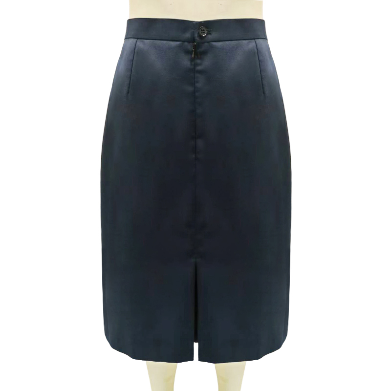 Customizable Office Lady Outfits Elegant Office Women's Medium Skirt Minimalist Sophisticated Suit Straight Skirt