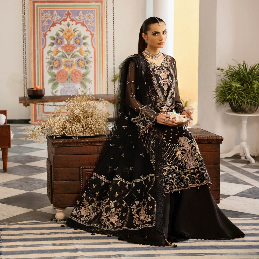 Formal Designer Party Wears for Women Luxury Salwar Kameez Original Pakistani Branded Chiffon Floor-Length High-quality Ramsha