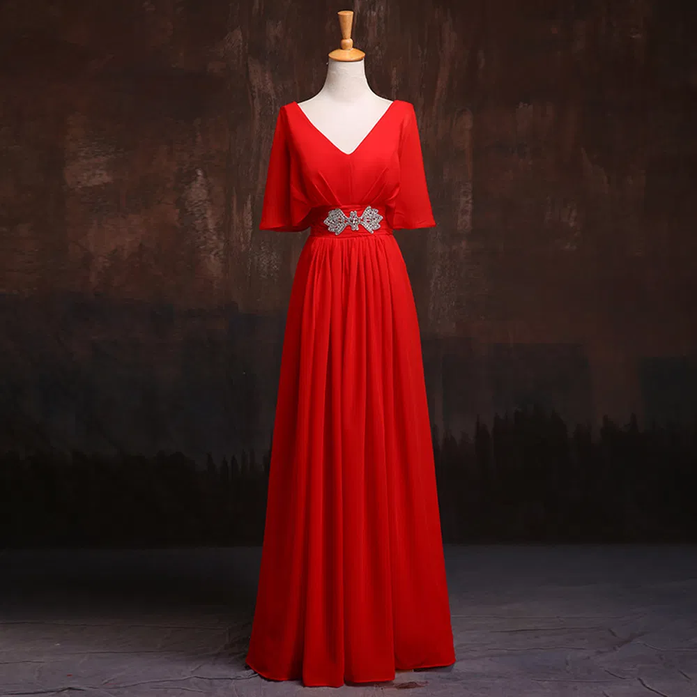 Sexy Long Lace Evening Gown Wedding Guest Dress Slim Banquet Party Dress