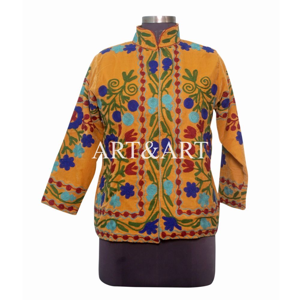 Suzani velvet jacket