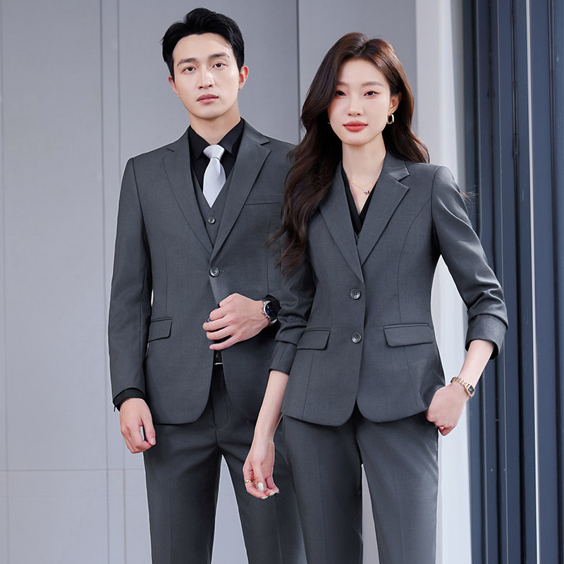 Good Quality Factory Directly Men Women Suit Office Uniform Business Office Dress Suit Uniform