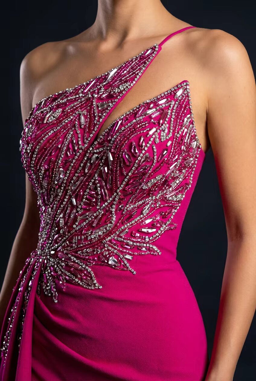 Luxury Embroidered Gown Display 3