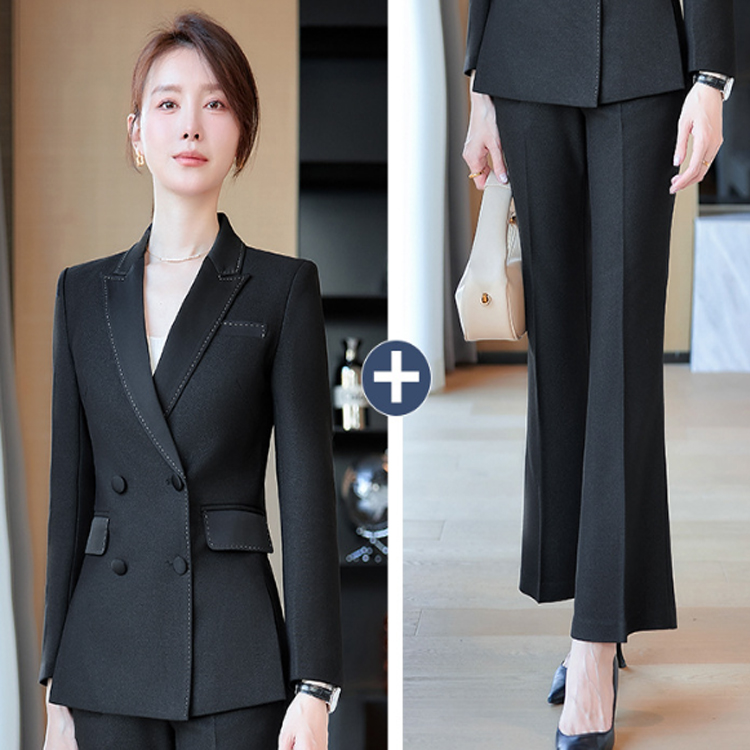 Customized Women's High Quality Formal Business Suit Casual Suit+trousers Women's Office Two-piece Set