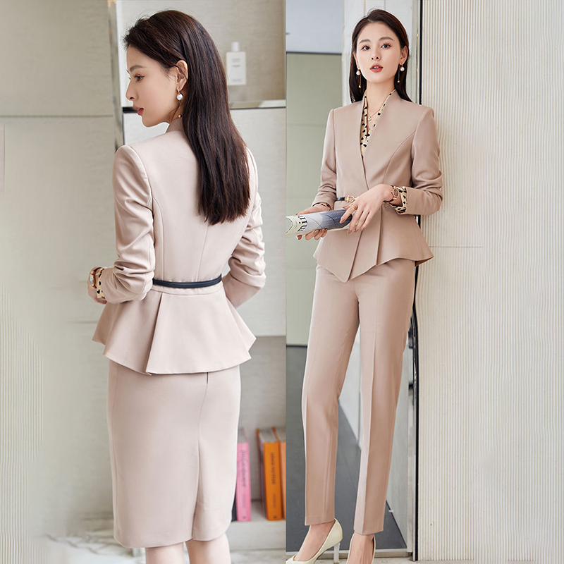 Manufacturer's High-quality Women's Formal Business Office Dress Two-piece Set of Women's Suits and Tuxedos