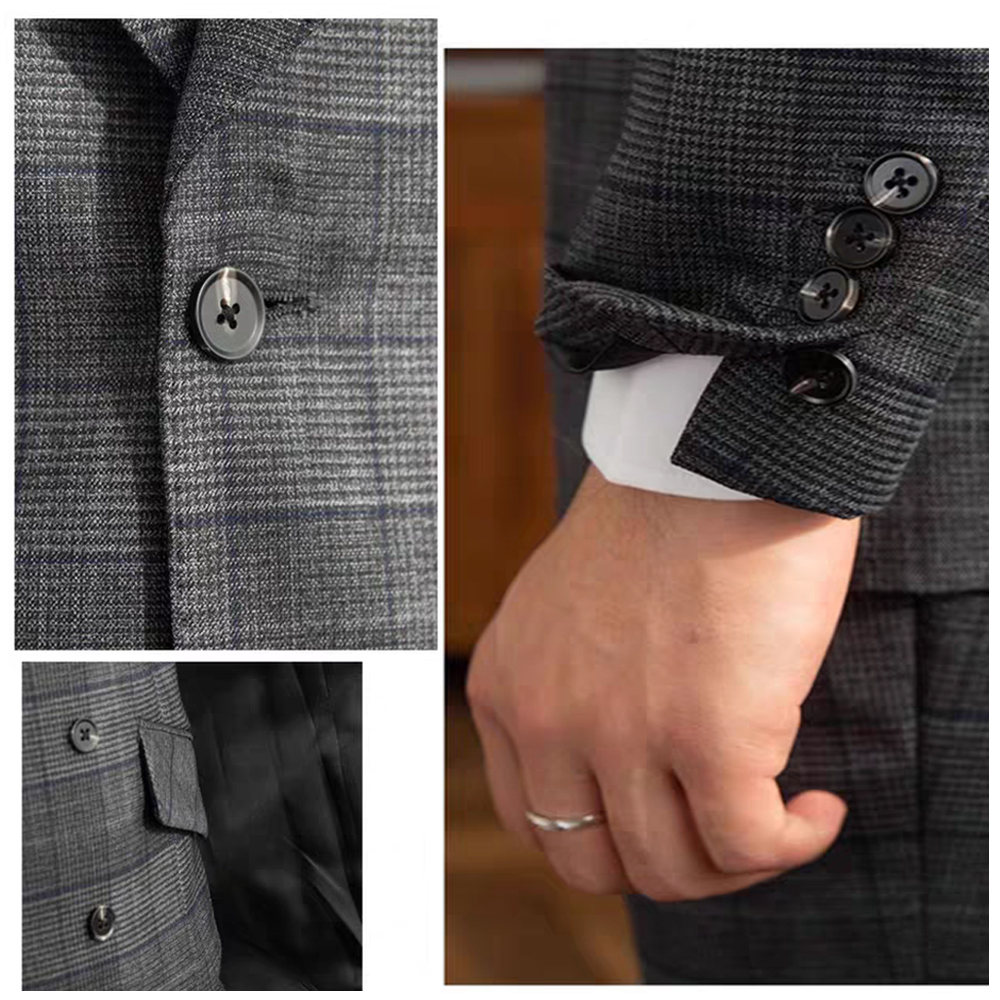 2025 Designer Luxury Custom Wool Men's Suit Mens Business Suits Flawless Suits for Anniversary Celebrations