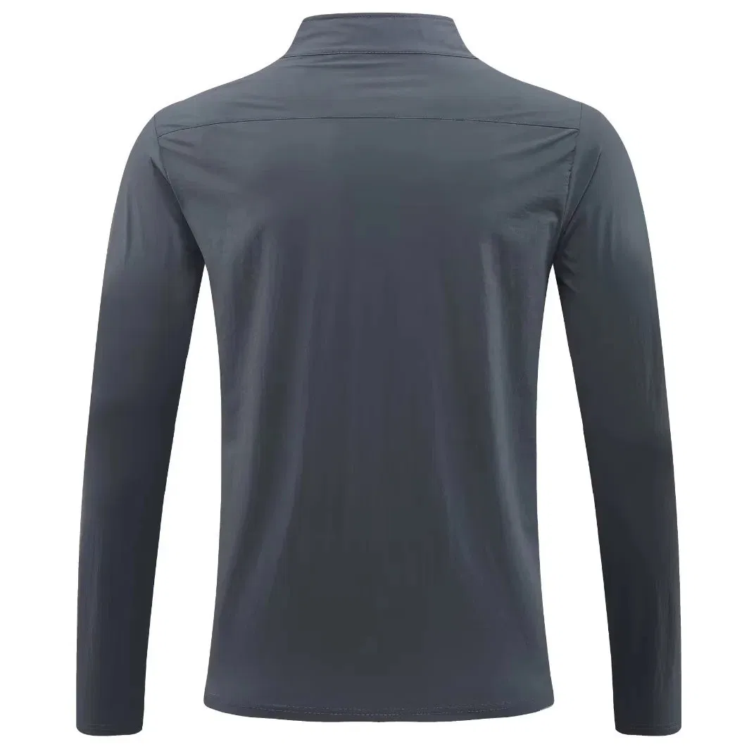 Men's Soft Cotton Training Sweatshirt with Ribbed Cuffs and Classic Crew Neck Training Wear Cotton