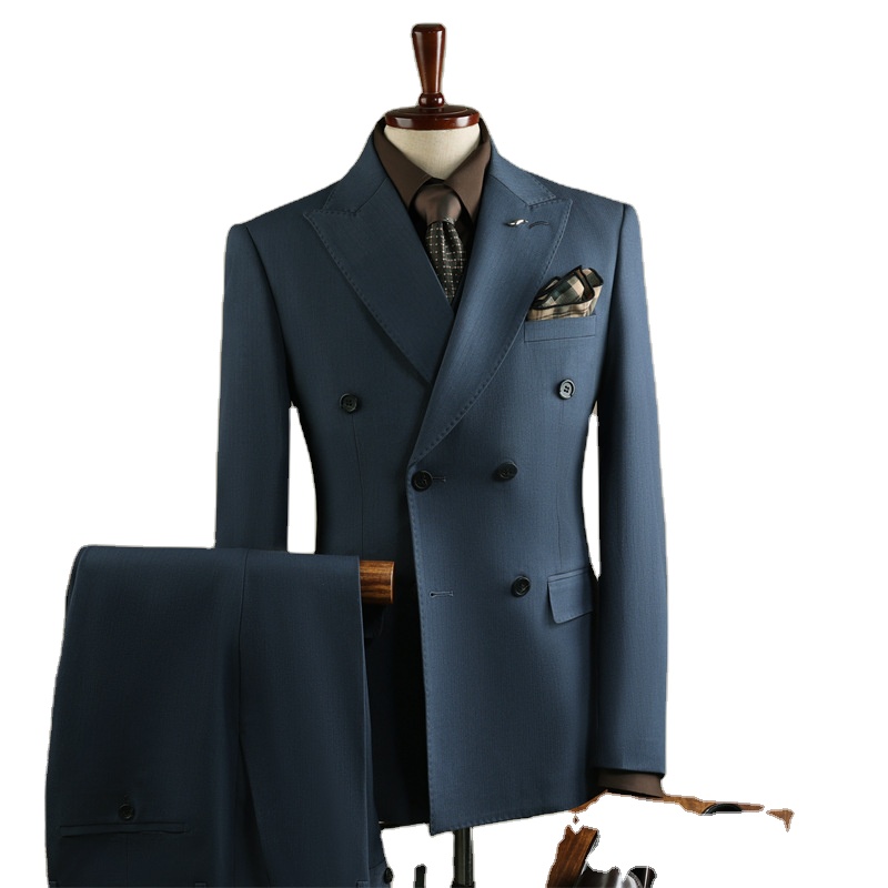 Quality Choice Striped Business Suit Printed blazer for Men Double Breasted blazer Hommes for Groomsmen Plus Size Mens Sets 2026