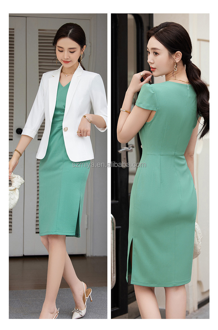 Formal Women Suit Dress Detail 6
