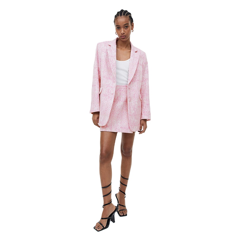 Textured Fabric Suit Detail 2