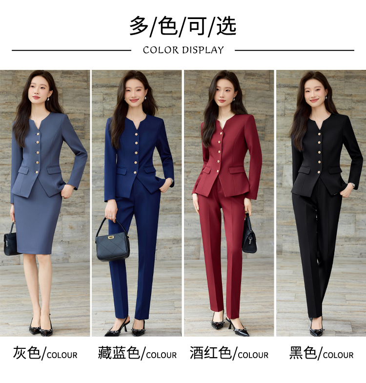 Wine Red Suit Female Luxury Goddess Fan Temperament Formal Business Suit Small Western-style Suit.