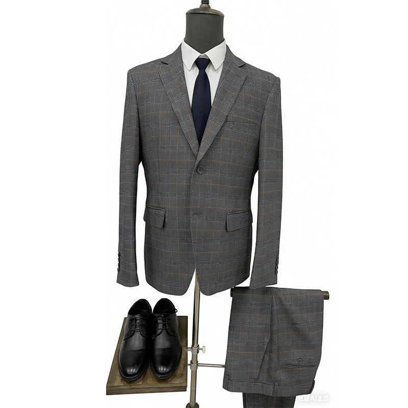 Tailor Made Custom Men Business Suits Plus Size Breathable Slim Fit Single Breasted Woolen
