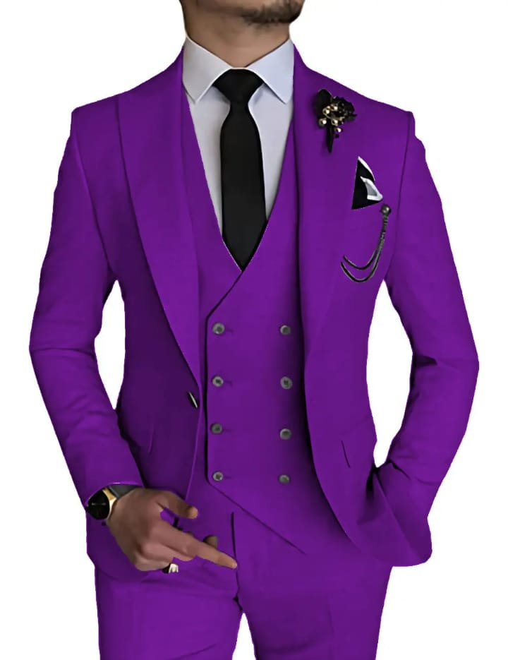 Men's Customized Color Plus Size Tuxedo Wedding Suit Latest Design Made in Pakistan