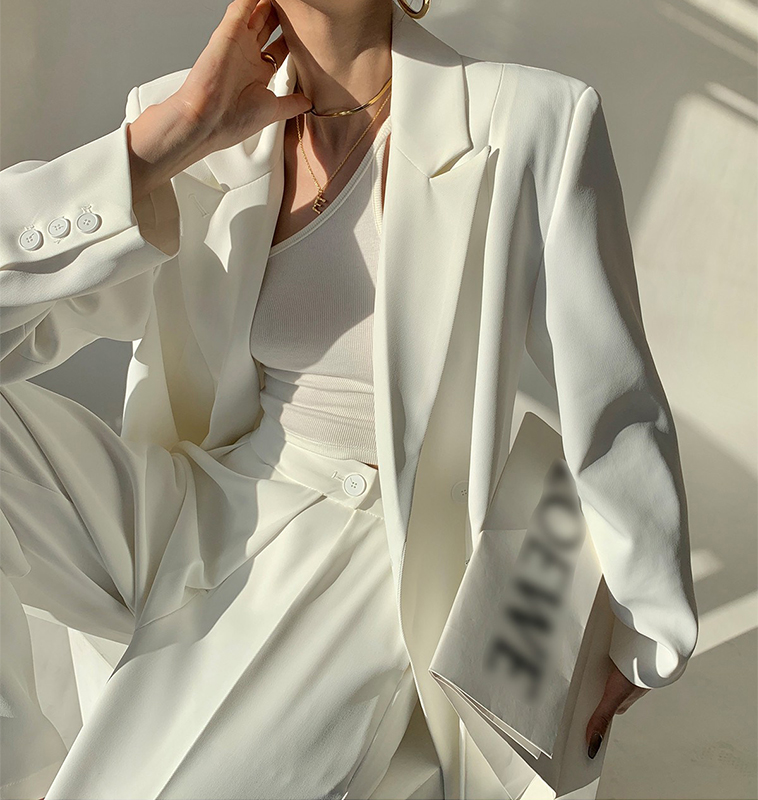 Wholesale High Quality ODM/OEM Custom Tailored Suits Factory Casual Plus Size Women's Suits &amp; Blazers For Designer Brands