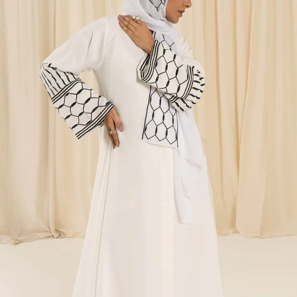 Abayas Dubai 2024 Elegant New Model Pakistan Luxury Organza Modest Ball Gown Chapel Train Dress Wholesale Open Muslim Kaftan