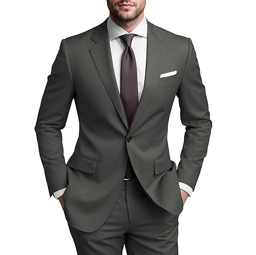 Breathable Classic Mens Suits Slim Fit 3 Piece Blazer and Pants Men Suit Tuxedo Set for Wedding & Party Dress Luxury Men Suits