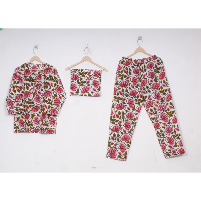 Round Neck PJ Set
