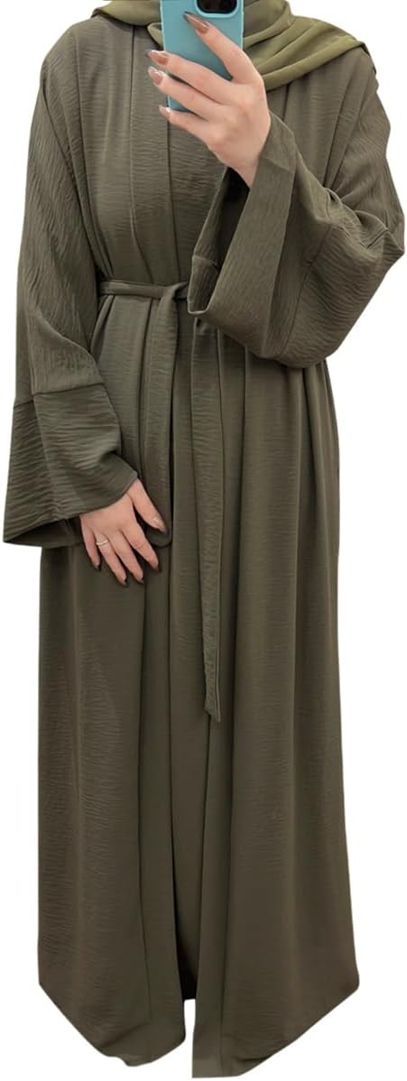 Modest Embroidery Regular Sleeve Eco-Friendly Ball Gown Silhouette Luxury Muslim Women's Abaya Dress OEM/ODM Service Chapel