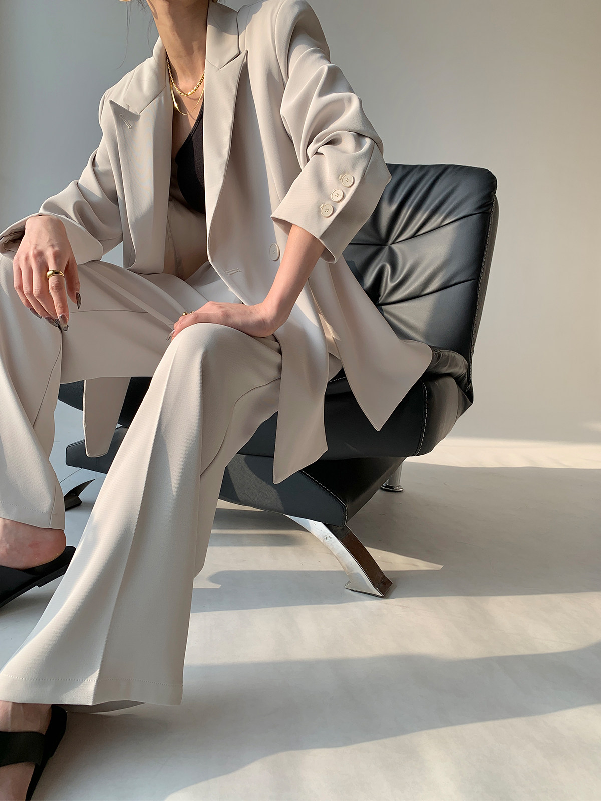 Wholesale High Quality ODM/OEM Custom Tailored Suits Factory Casual Plus Size Women's Suits &amp; Blazers For Designer Brands