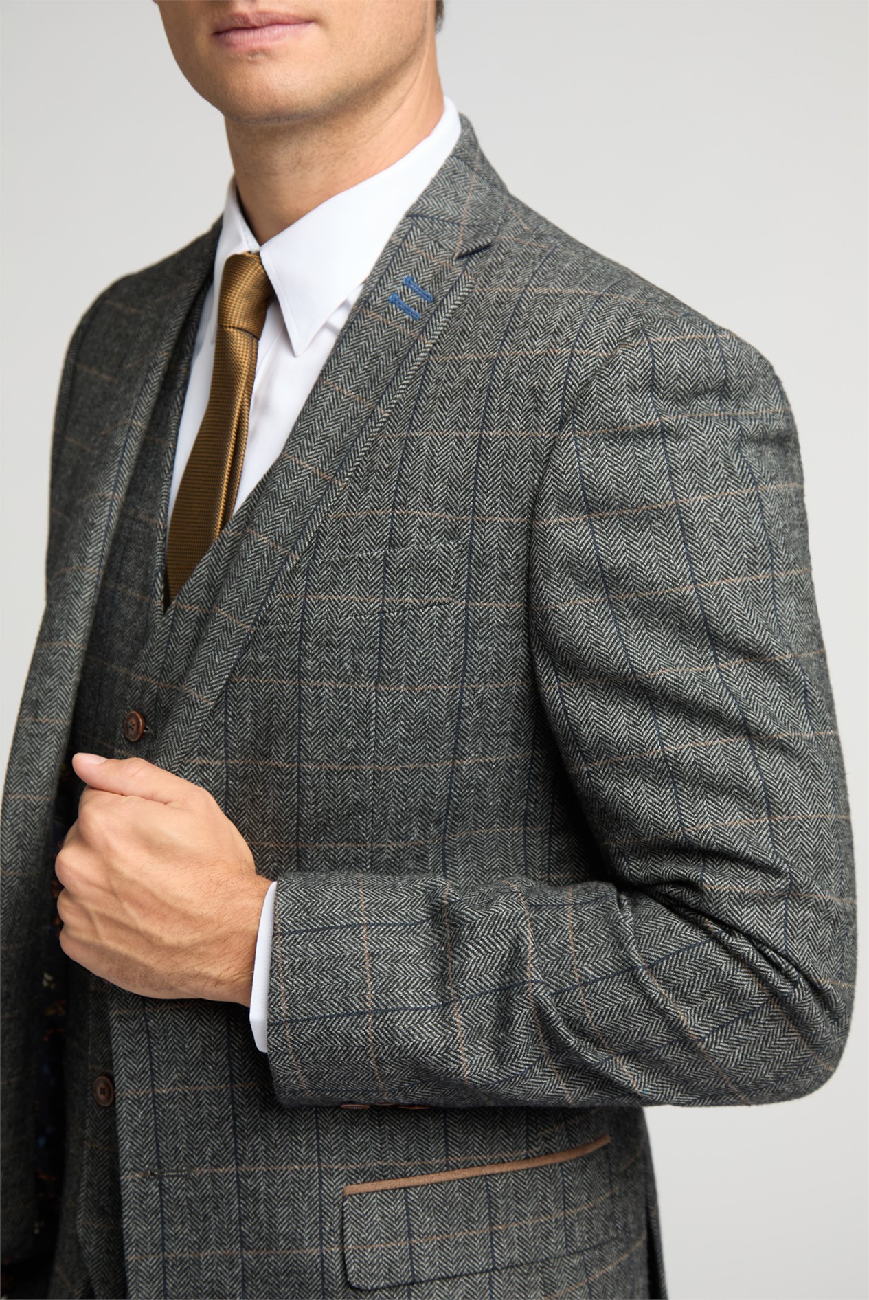 Luxurious Two-Piece Male Wedding Suits High Quality Wool Single-Breasted Button Casual-Classic Business Winter-Summer