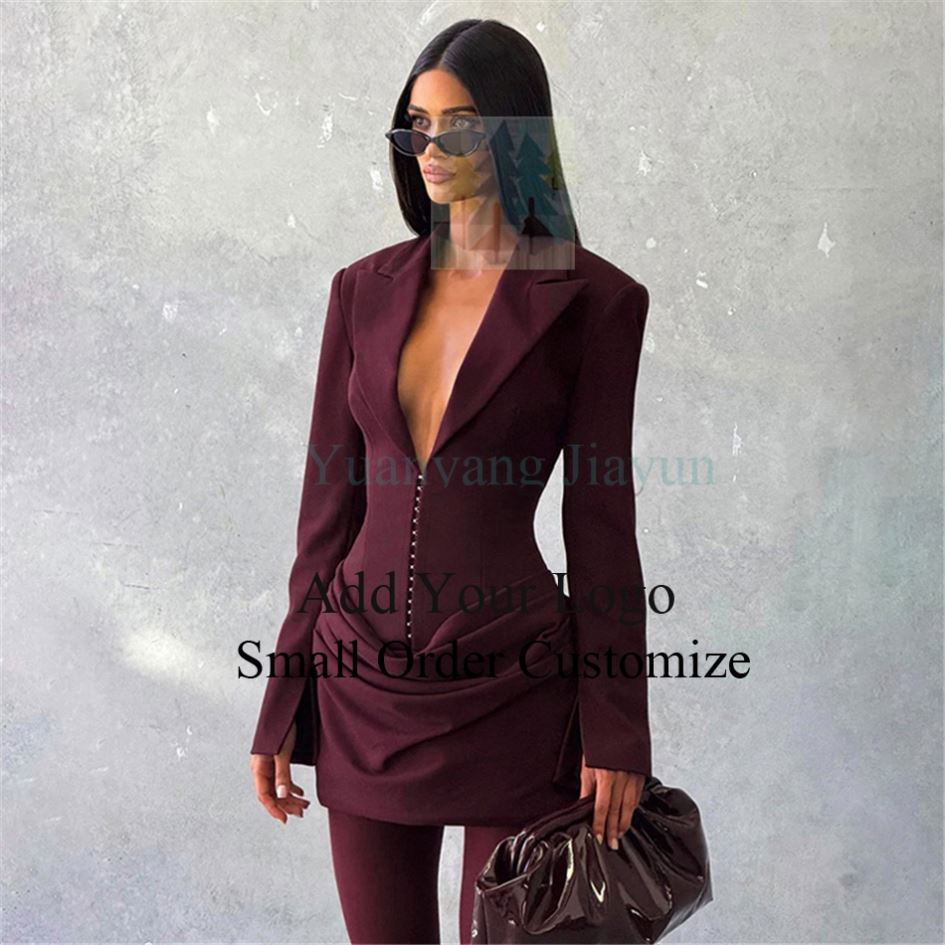 Elegant Tailored A-Line Dress With Suit Collar for Petite Professionals