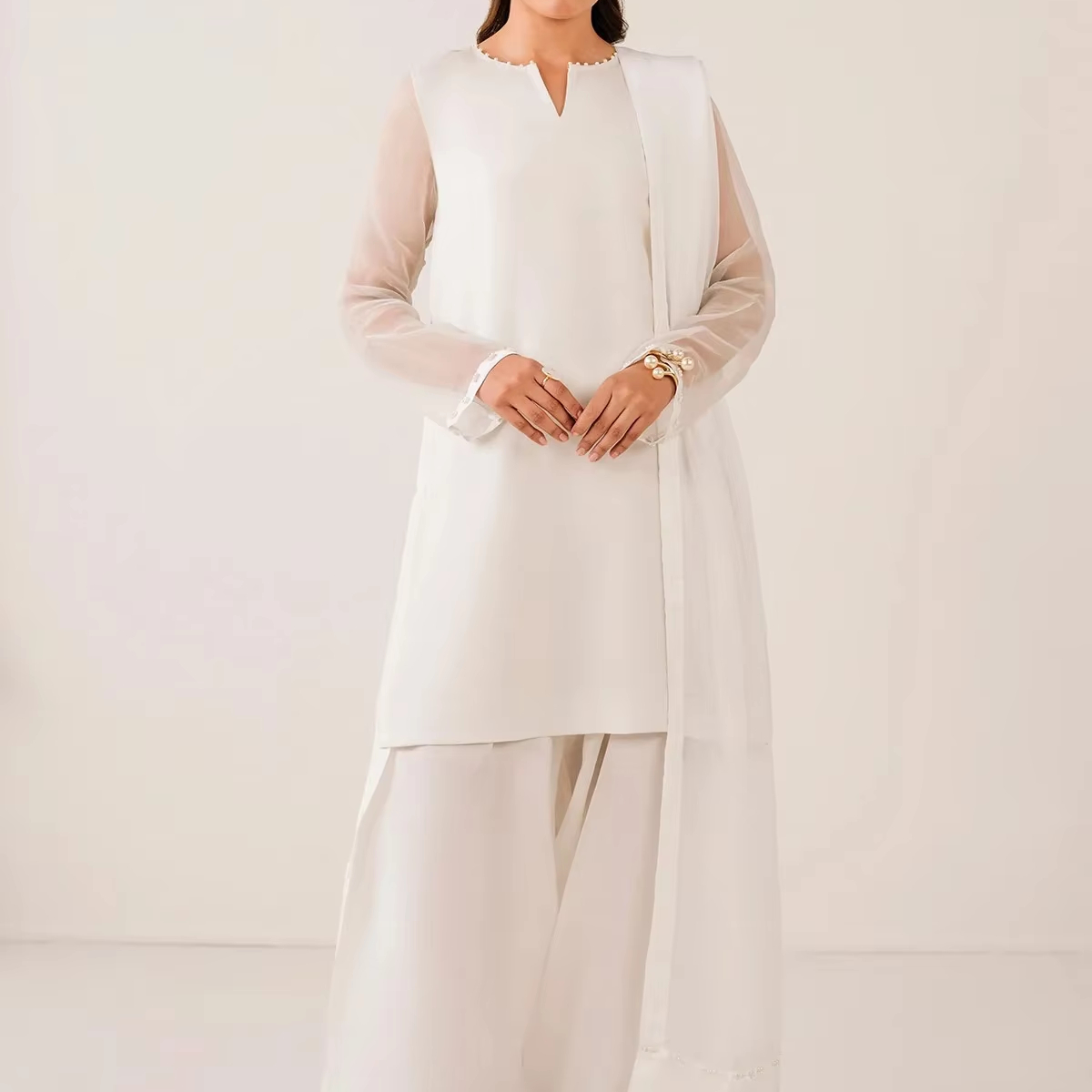 Designer Silk Long Shalwar Kameez Luxurious Formal Party Wear for Weddings &amp; Traditional Events