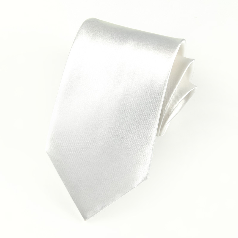 Elegant Custom Logo Black Tie 8cm Wide for Business and Formal Wear
