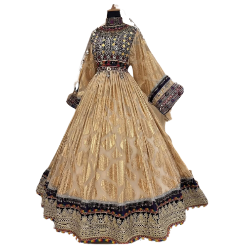 Most Demanding Afghani Dress for Women Floor-Length Heavy Embroidery Lace Zipper Coins Afghan Kuchi Vintage Wedding Dresses Wome
