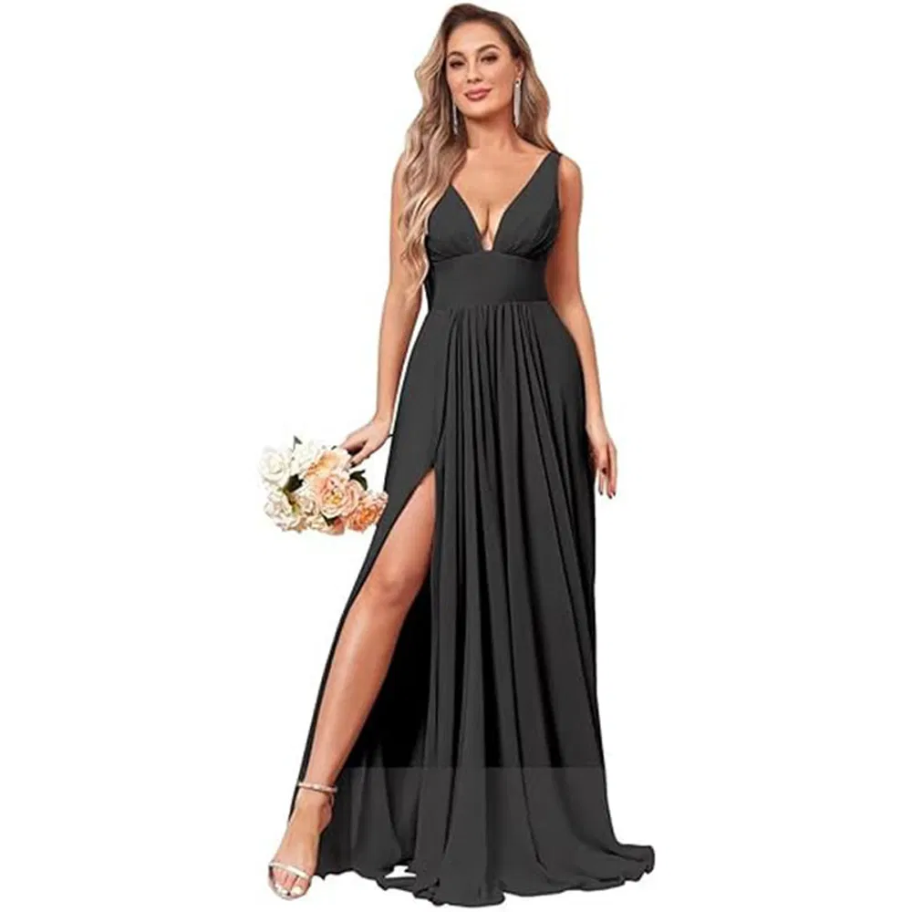 Premium Quality Loose Fit Formal Gown Wedding Guest Dress Elegant Party Wear