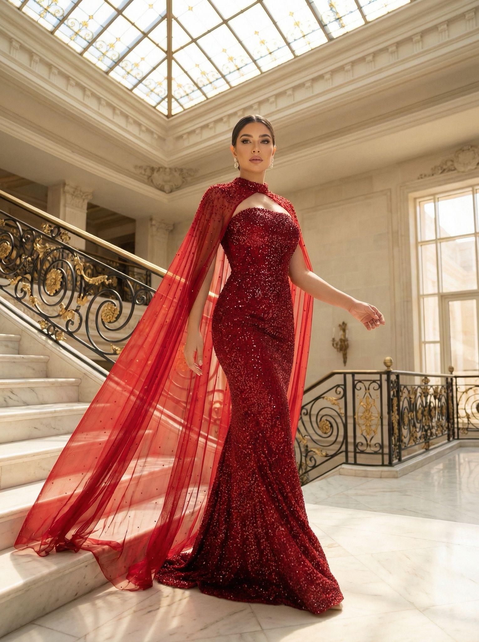 Luxury Handmade Comfortable Mermaid Gown Dress Designer for Event Galas Prom Wholesale Turkish Manufacturer