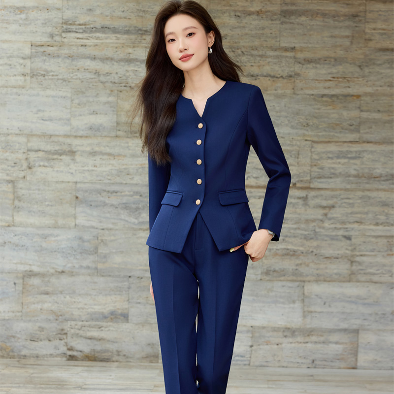 Wine Red Suit Female Luxury Goddess Fan Temperament Formal Business Suit Small Western-style Suit.