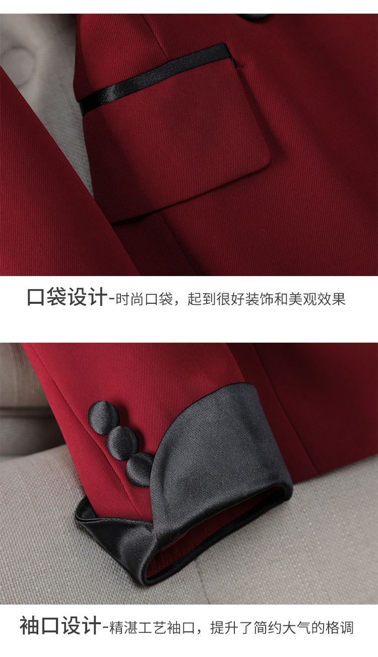 Ladies Tuxedo Pant Suit Detail 4